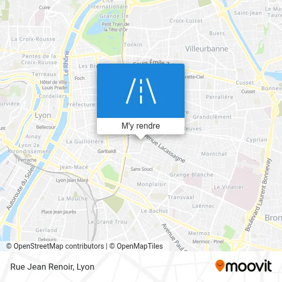 Rue Jean Renoir plan