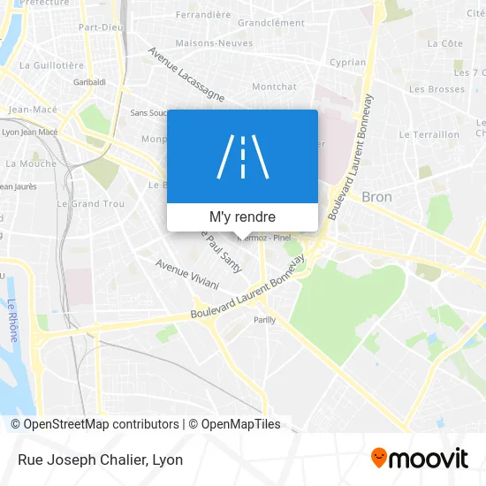 Rue Joseph Chalier plan