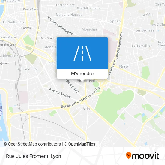 Rue Jules Froment plan