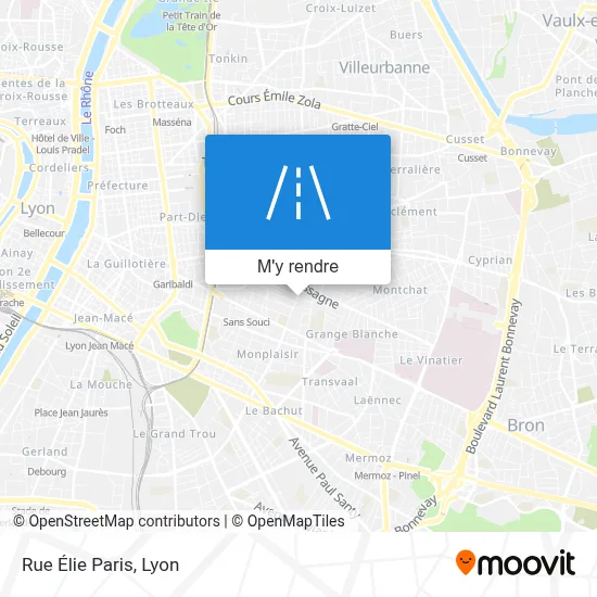 Rue Élie Paris plan