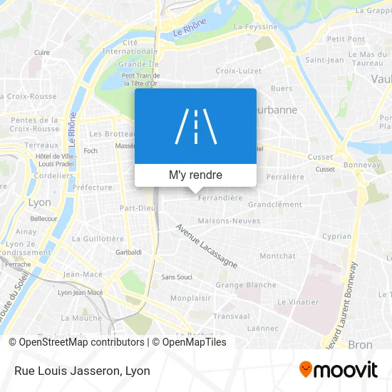 Rue Louis Jasseron plan