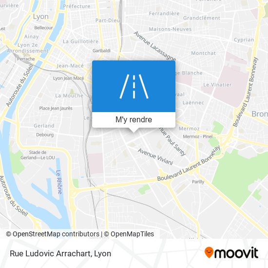 Rue Ludovic Arrachart plan