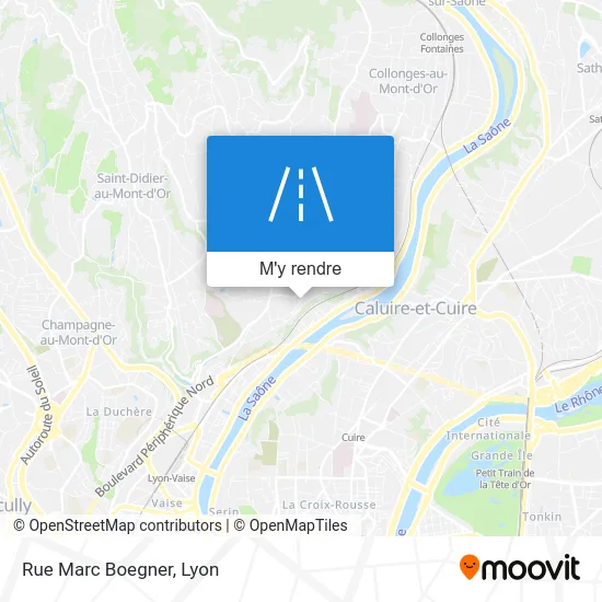 Rue Marc Boegner plan