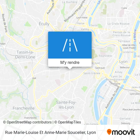Rue Marie-Louise Et Anne-Marie Soucelier plan