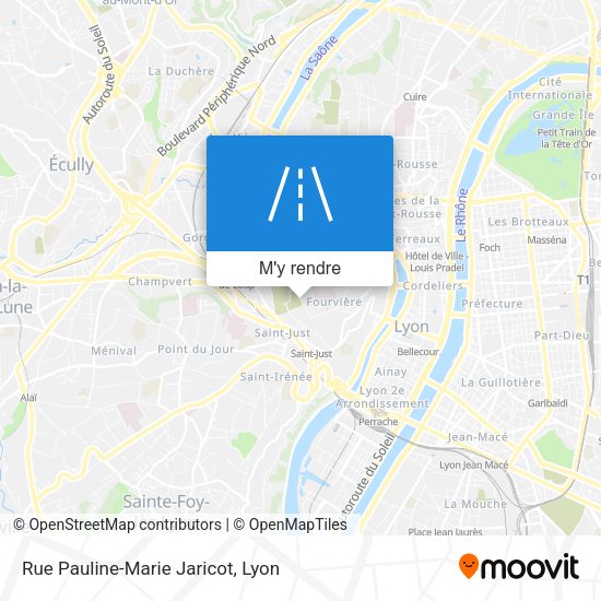 Rue Pauline-Marie Jaricot plan