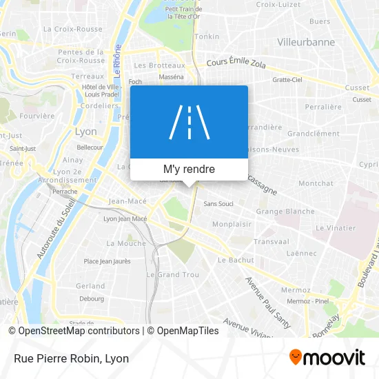 Rue Pierre Robin plan