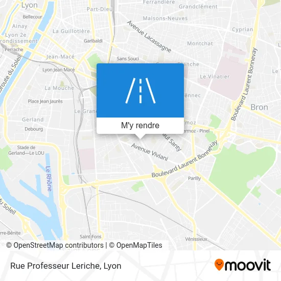 Rue Professeur Leriche plan
