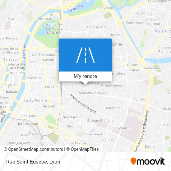 Rue Saint-Eusèbe plan