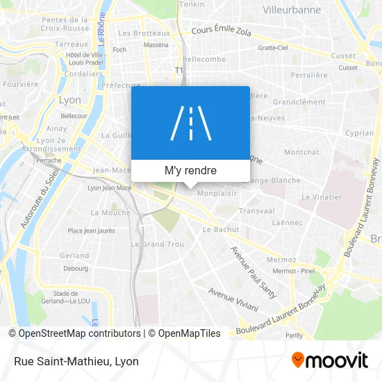 Rue Saint-Mathieu plan