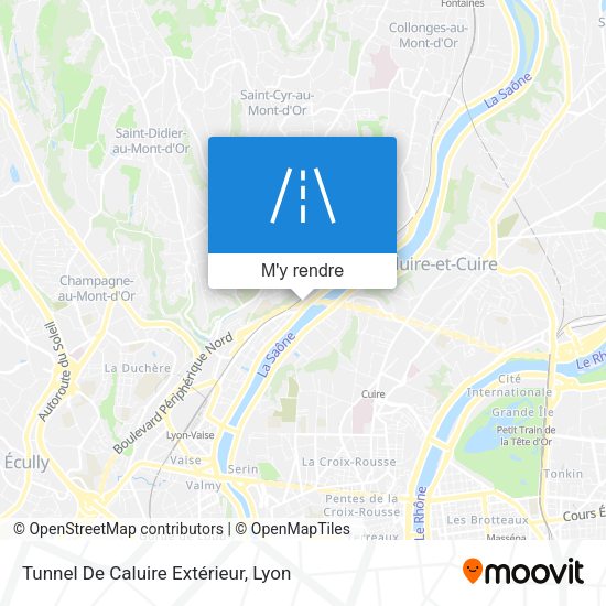 Tunnel De Caluire Extérieur plan