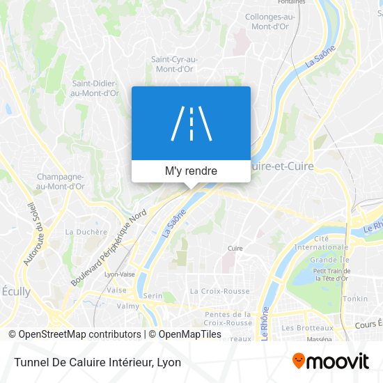 Tunnel De Caluire Intérieur plan