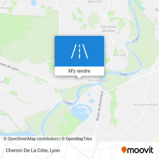 Chemin De La Côte plan