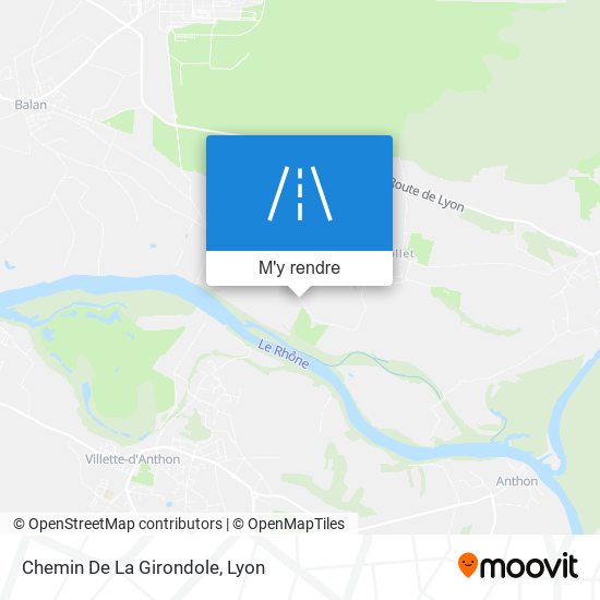 Chemin De La Girondole plan
