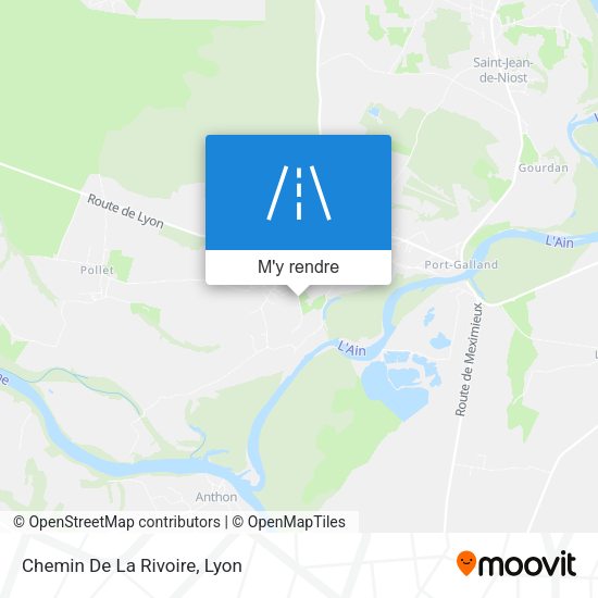 Chemin De La Rivoire plan