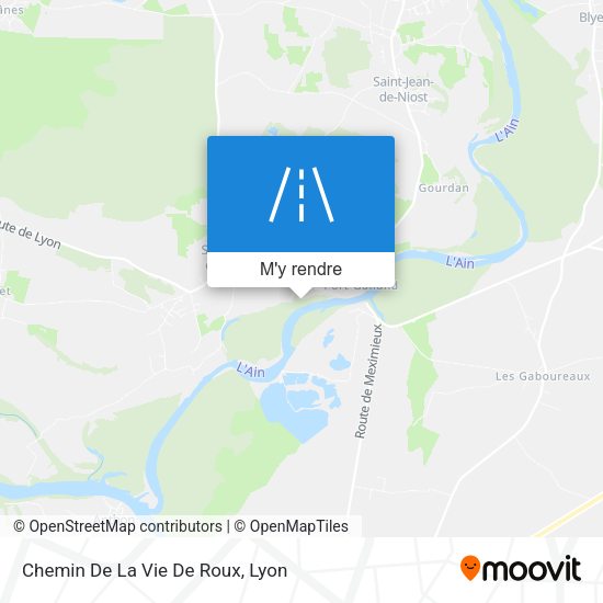 Chemin De La Vie De Roux plan