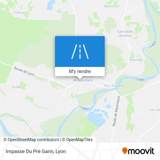 Impasse Du Pré Garin plan