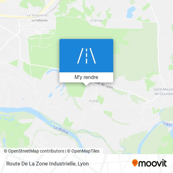 Route De La Zone Industrielle plan