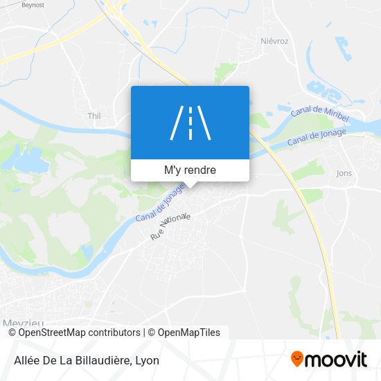 Allée De La Billaudière plan