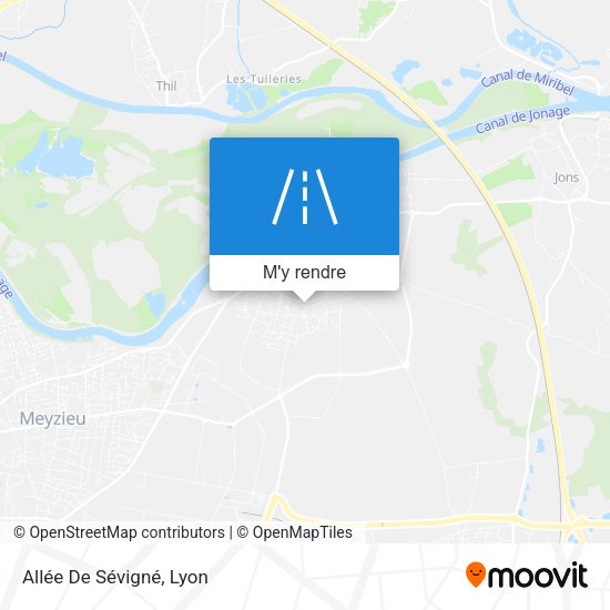 Allée De Sévigné plan