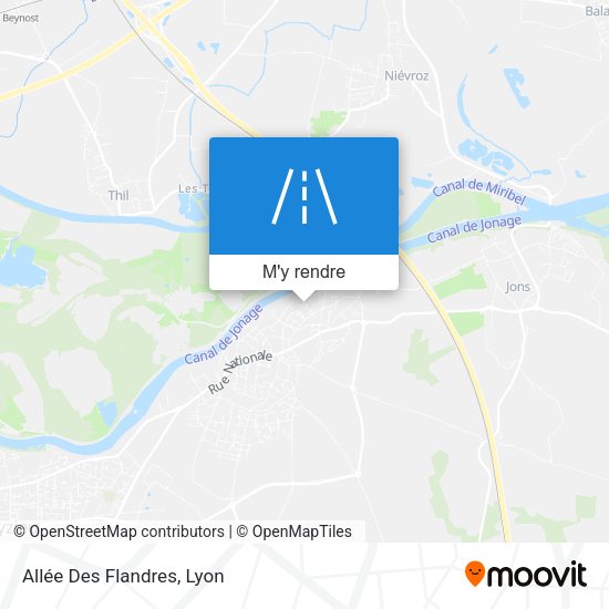 Allée Des Flandres plan