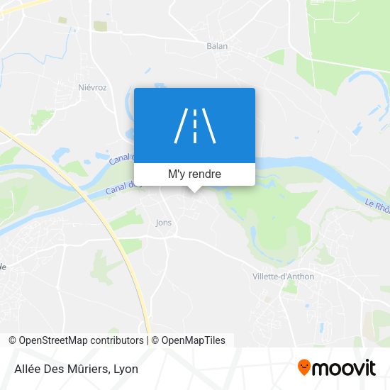 Allée Des Mûriers plan
