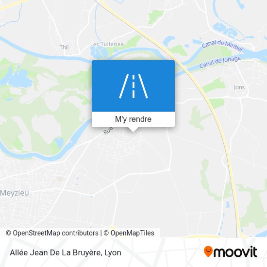Allée Jean De La Bruyère plan