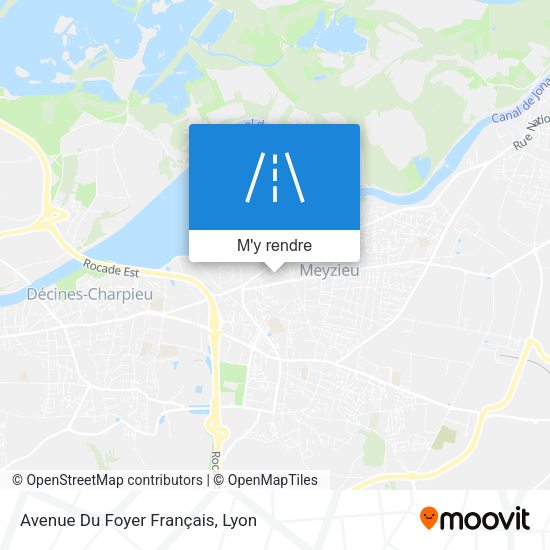 Avenue Du Foyer Français plan