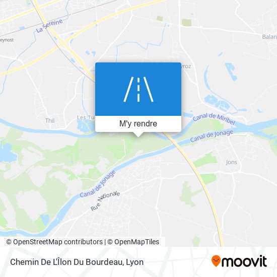 Chemin De L'Îlon Du Bourdeau plan