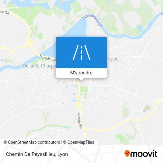 Chemin De Peyssillieu plan