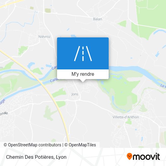 Chemin Des Potières plan