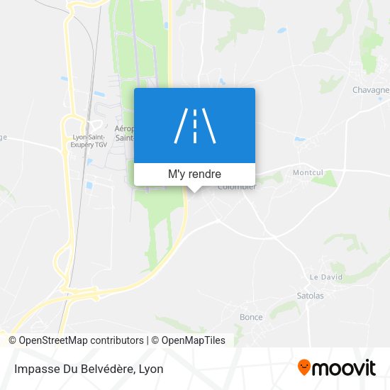 Impasse Du Belvédère plan