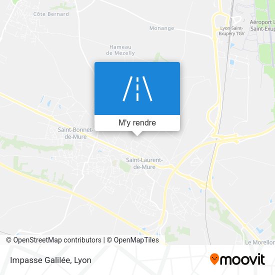 Impasse Galilée plan
