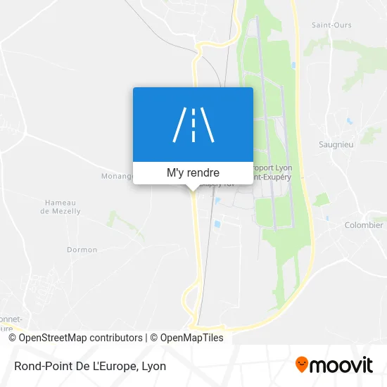 Rond-Point De L'Europe plan