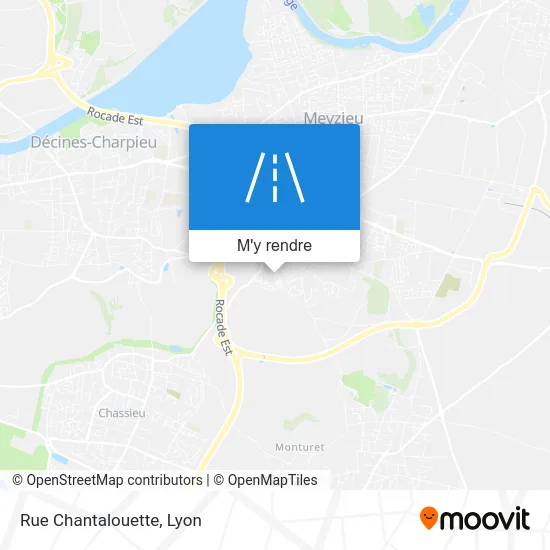 Rue Chantalouette plan