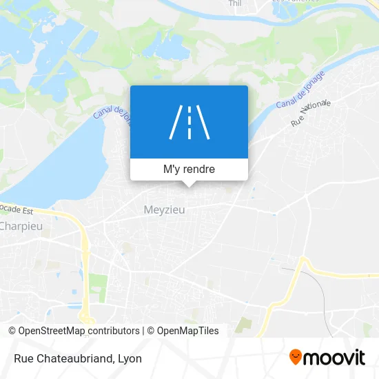 Rue Chateaubriand plan