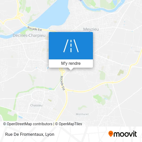 Rue De Fromentaux plan