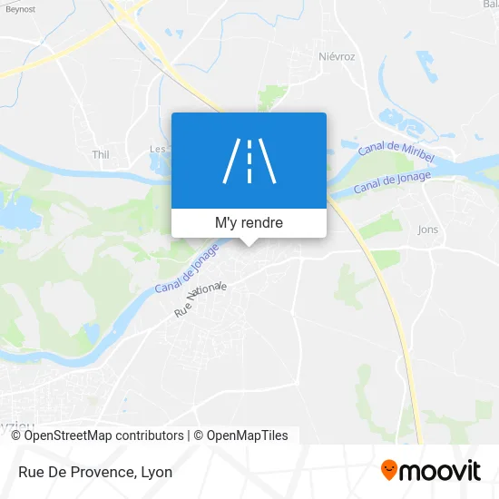 Rue De Provence plan