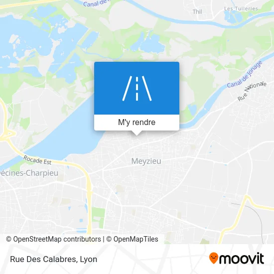 Rue Des Calabres plan