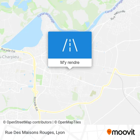 Rue Des Maisons Rouges plan