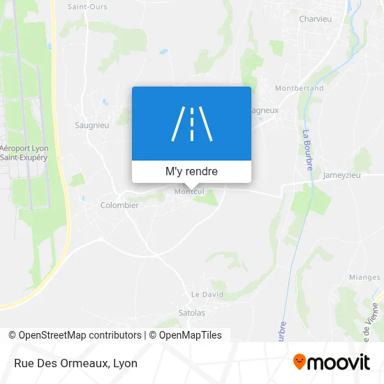 Rue Des Ormeaux plan