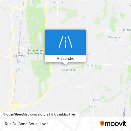 Rue Du Sans Souci plan