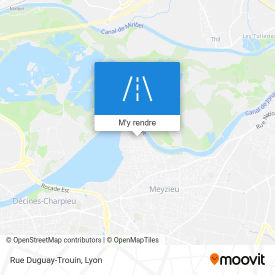 Rue Duguay-Trouin plan