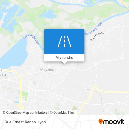 Rue Ernest Renan plan