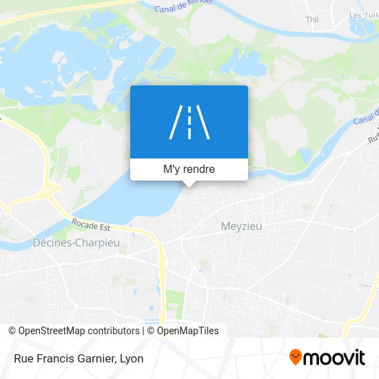 Rue Francis Garnier plan