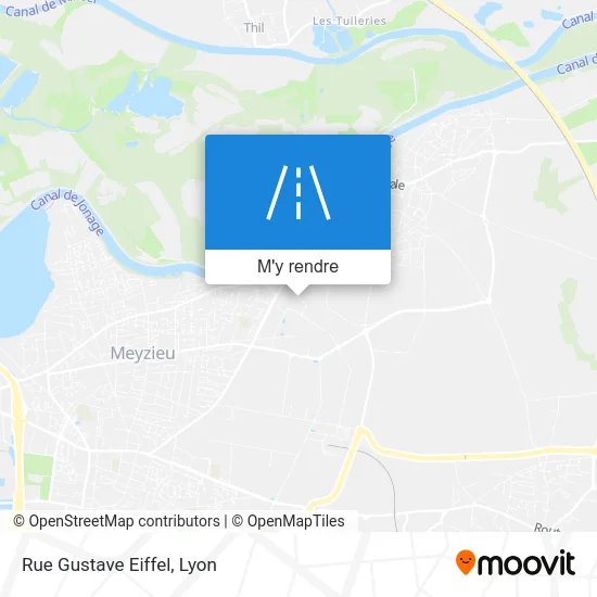 Rue Gustave Eiffel plan