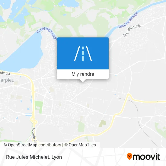 Rue Jules Michelet plan