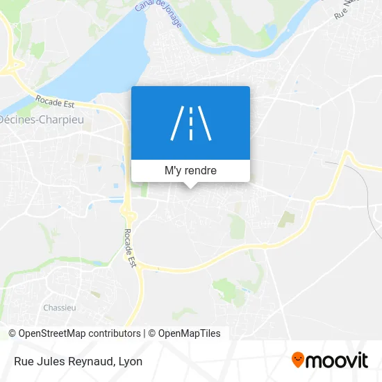 Rue Jules Reynaud plan