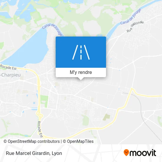 Rue Marcel Girardin plan