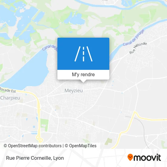 Rue Pierre Corneille plan