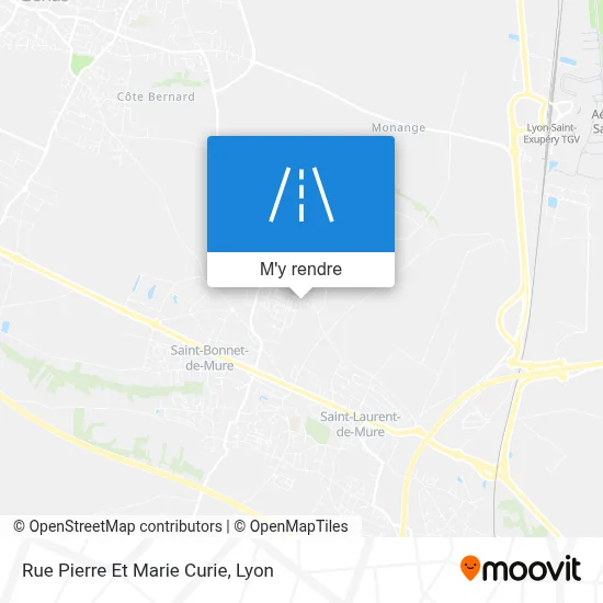 Rue Pierre Et Marie Curie plan
